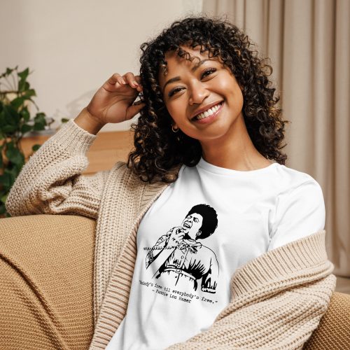 4352736dccca998408d09c080e1bf470.jpg Fannie Lou Hamer “Nobody's Free” Relaxed t-shirt