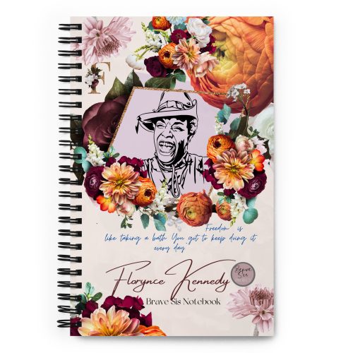 7e671520536419b4e7bd213c13ddd107.jpg Florynce Kennedy "If Men Could Get Pregnant" Spiral notebook