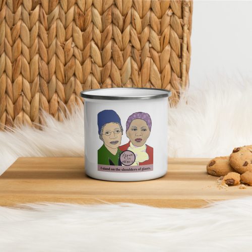 Trust and Honor Black Women Enamel Mug (Vintage Item!)