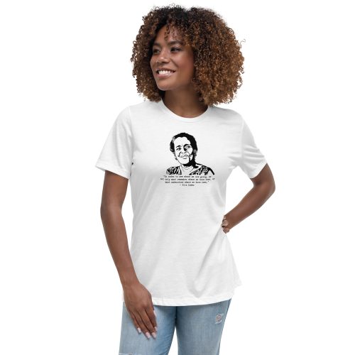 9c0c9f7ac6ccb8197a7cbe98f938c540.jpg Ella Baker "In Order to See" women's basic Relaxed fit t-shirt