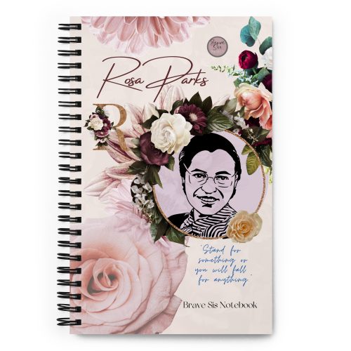 d622f7c6b5371c867351e6c861935d4f.jpg Rosa Parks "Stand for Something" Spiral notebook